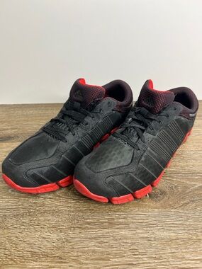 Adidas Adipure 360 Training Shoes Black Red Men’s Size 7.5 Athletic Sneakers